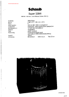 ITT Super-229-II-radio-1937 - Schematic - Manual 